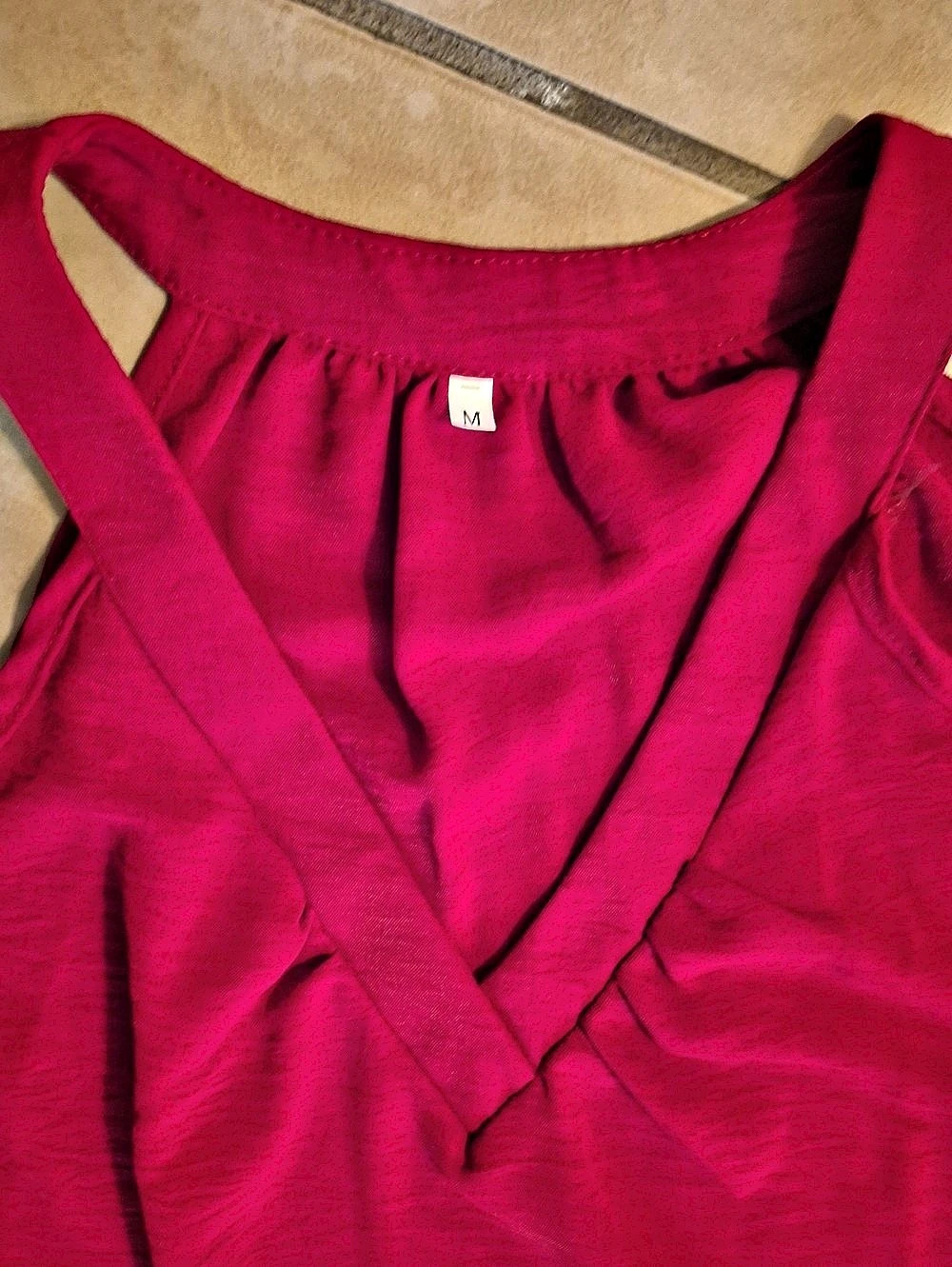 Red Two-Piece Set Size Medium Like New - Picture 2 of 6